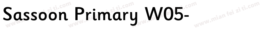 Sassoon Primary W05字体转换